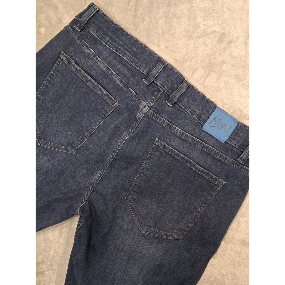 Mugsy Fultons Mens 36x32 Stretch FLX3NFU Comfort Fit Tapered Preppy Denim Jeans